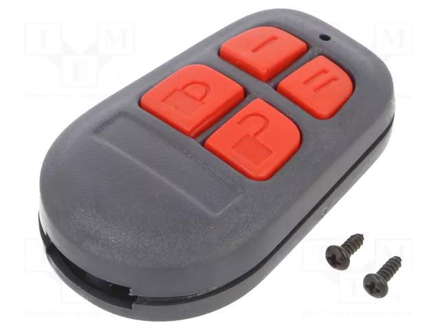 Enclosure: for remote controller; IP20; X: 36mm; Y: 58mm; Z: 13mm MASZCZYK P-31DG/R
