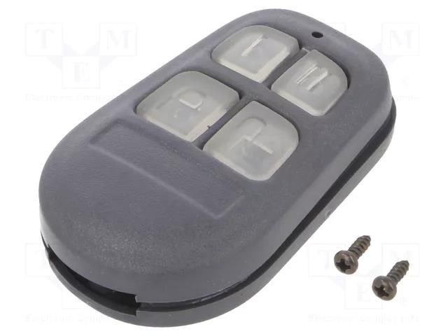Enclosure: for remote controller; IP20; X: 36mm; Y: 58mm; Z: 13mm MASZCZYK P-31DG/TR