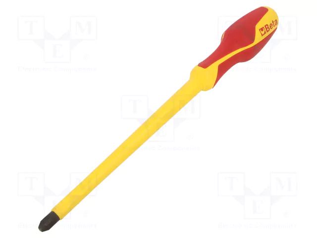 Screwdriver: insulated; Phillips; PH4; Blade length: 200mm BETA BE1272MQ/10X200