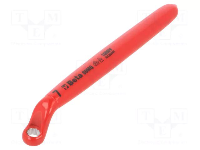 Wrench; insulated,single sided,box; 7mm BETA BE89MQ/7