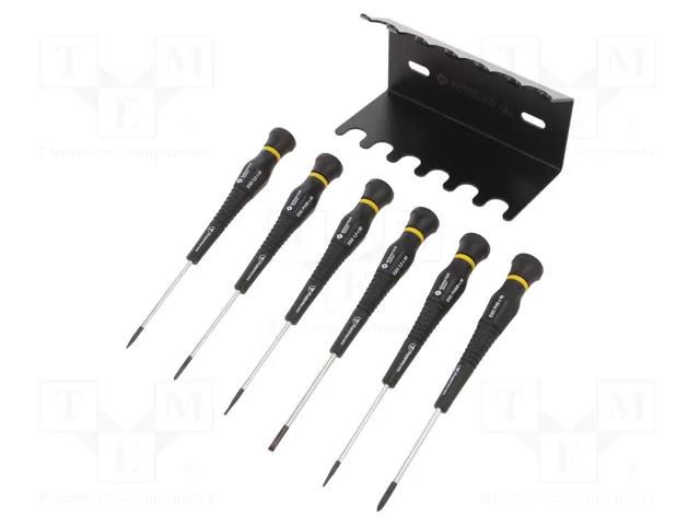 Kit: screwdrivers; precision; Kit: stand; ESD; 6pcs. BERNSTEIN BRN-4-620