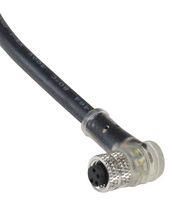 SENSOR CORD, 4P M8 RCPT-FREE END, 9.8FT PXPPNP08RAF04ACL030PVC.