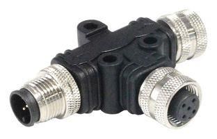 SENSOR SPLITTER, 5P M12 RCPT-2XM12 PLUG PXPPVC12TSFM05AFBIFB.