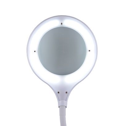 Magnifying desk lamp 230Vac 14W  Ø127mm glass, 5 diopters, SMD LED ML/9101LED-B