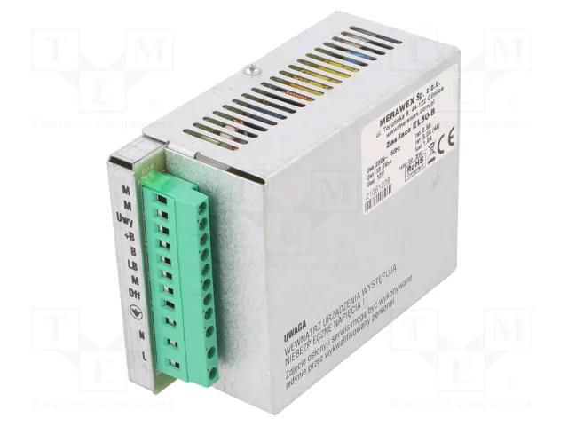 Power supply: buffer; modular,for DIN rail; 50W; 13.2VDC; 4A MERAWEX EL50-B