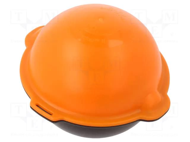 Electronic marker ball; 77kHz; 52085007; orange-black; 1pcs. TEMPO OM-02