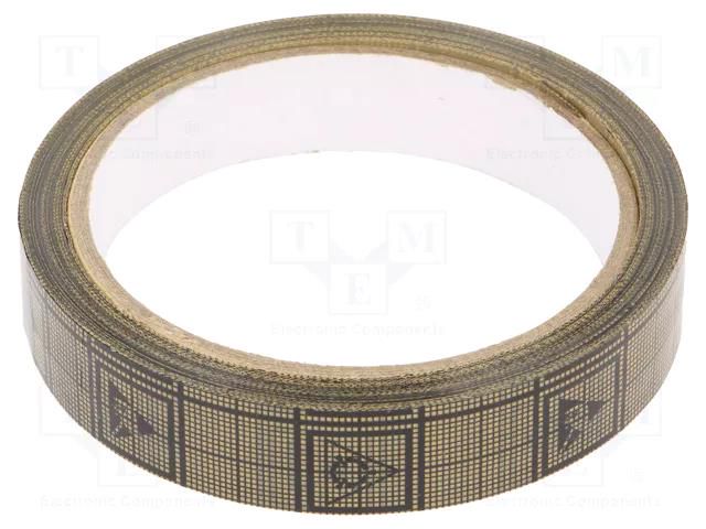 Packing tapes; ESD; L: 36m; W: 18mm; Features: antistatic EUROSTAT GROUP ERS-421150115