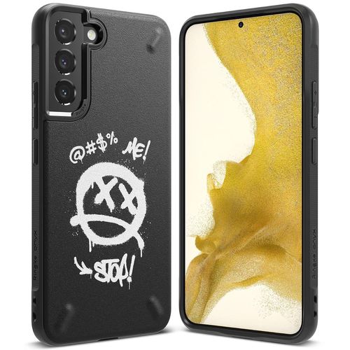 Ringke Onyx Design Durable TPU Cover for Samsung Galaxy S22 + (S22 Plus) black (Graffiti) (), Ringke 8809848206153 8809848206153