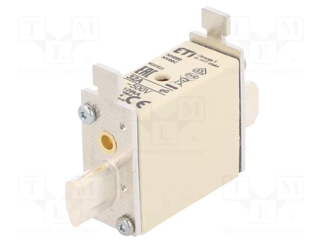 Fuse: fuse; 32A; 500VAC; gG; ceramic,industrial; NH000; WT-NH ETI POLAM 004181208