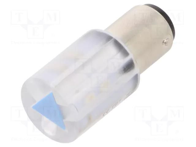 LED lamp; blue; BA15D,T20; 230VDC; 230VAC; plastic; -20÷60°C CML INNOVATIVE TECHNOLOGIES 18561237