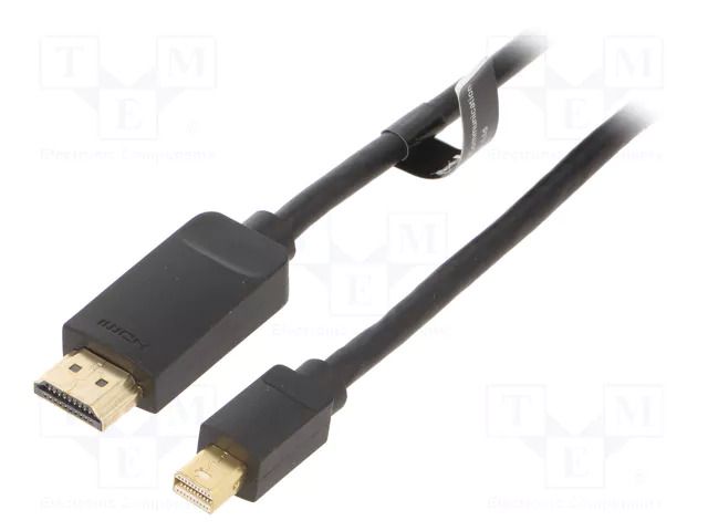 Cable; HDMI plug,mini DisplayPort plug; PVC; HDMI 1.4; Len: 1.5m VENTION HABBG