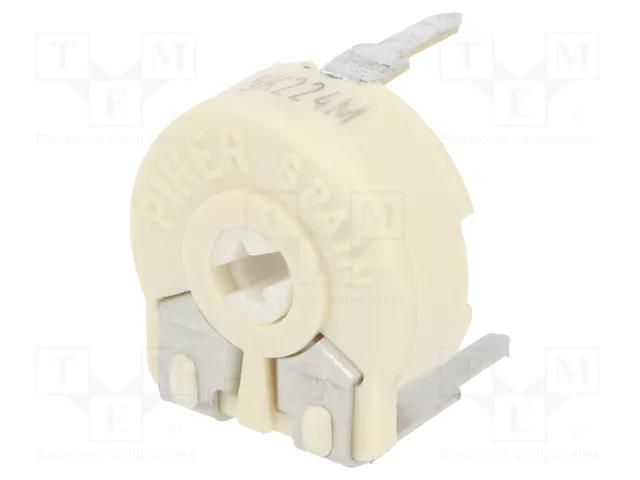 Potentiometer: mounting; horizontal; 5kΩ; 330mW; ±20%; linear PIHER PTC10LV10-502A20