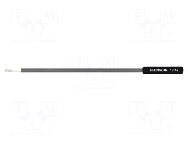 Trimmer; Bit: slot; Size: 3x0.7mm; Blade length: 155mm BERNSTEIN BRN-1-157