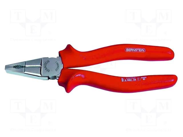 Pliers; insulated,universal; 170mm BERNSTEIN BRN-13-936-VDE