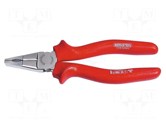 Pliers; insulated,universal; 210mm BERNSTEIN BRN-13-938-VDE