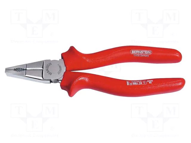 Pliers; insulated,universal; 210mm BERNSTEIN BRN-13-938-VDE