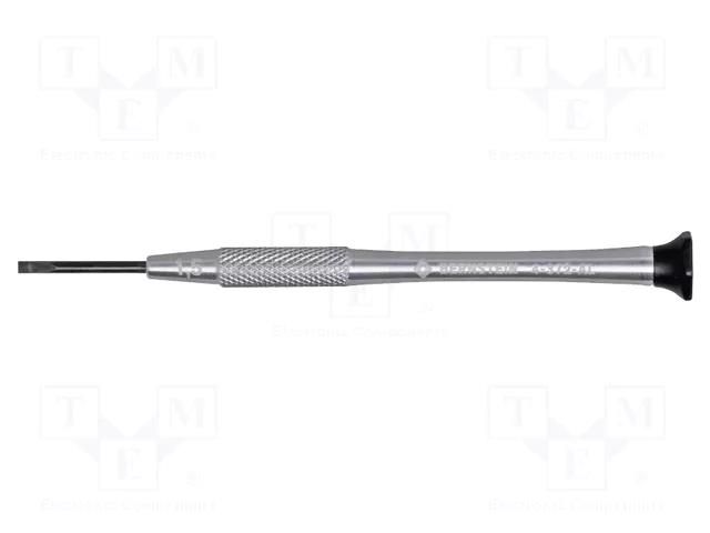 Screwdriver; precision; slot; 1.5x0.23mm; Blade length: 16mm BERNSTEIN BRN-4-372-AL