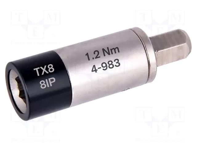 Adapter; max.1.2Nm; Kind: torque; Mounting: 1/4" BERNSTEIN BRN-4-983
