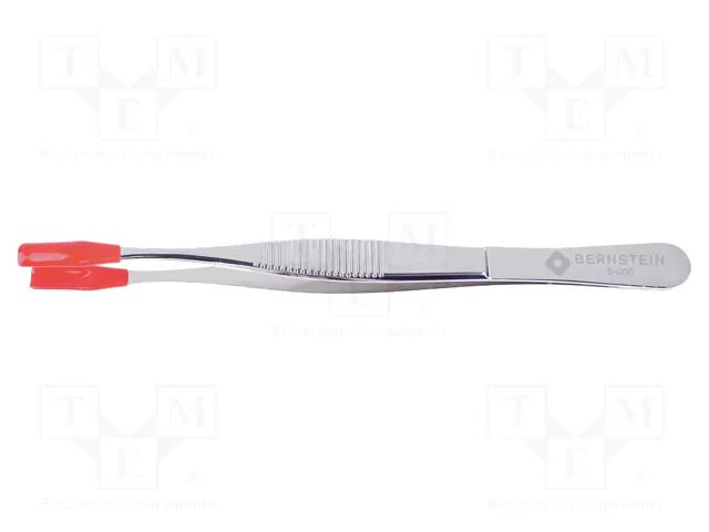 Tweezers; 145mm; Blade tip shape: shovel; universal BERNSTEIN BRN-5-006