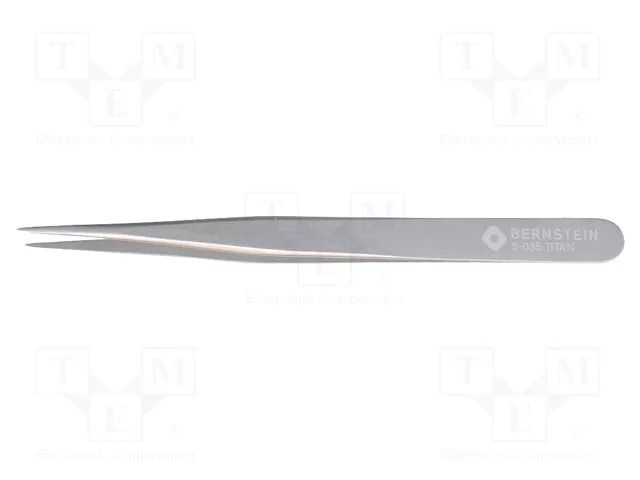 Tweezers; 120mm; Blade tip shape: sharp; universal BERNSTEIN BRN-5-035
