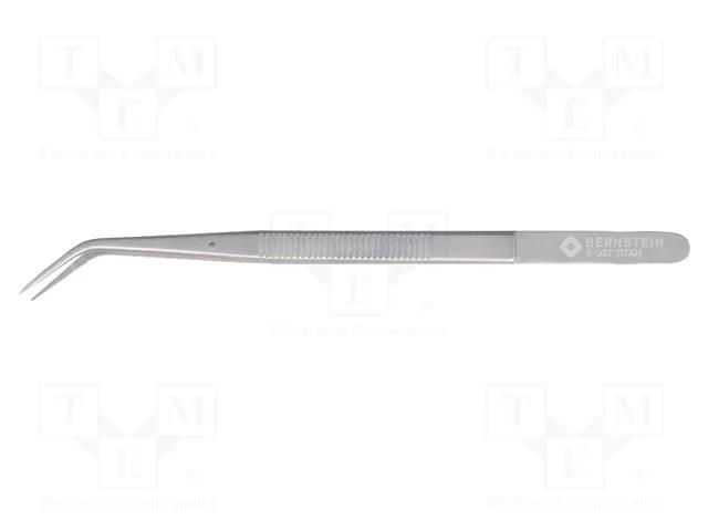 Tweezers; 150mm; Blade tip shape: sharp; universal BERNSTEIN BRN-5-037