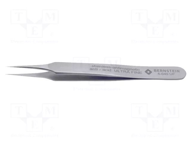 Tweezers; 110mm; Blades: narrowed; Blade tip shape: sharp BERNSTEIN BRN-5-049-UF