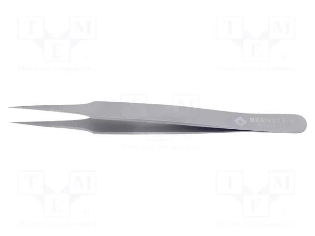 Tweezers; 125mm; Blades: narrowed; Blade tip shape: sharp BERNSTEIN BRN-5-051-TI