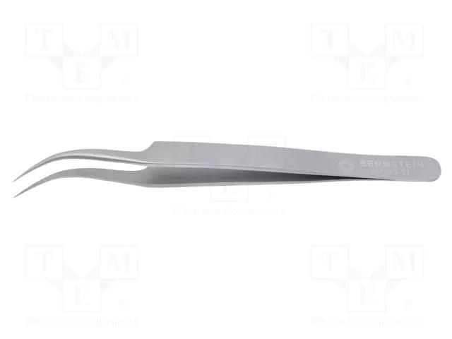 Tweezers; 125mm; Blades: narrowed; Blade tip shape: sharp BERNSTEIN BRN-5-055-TI