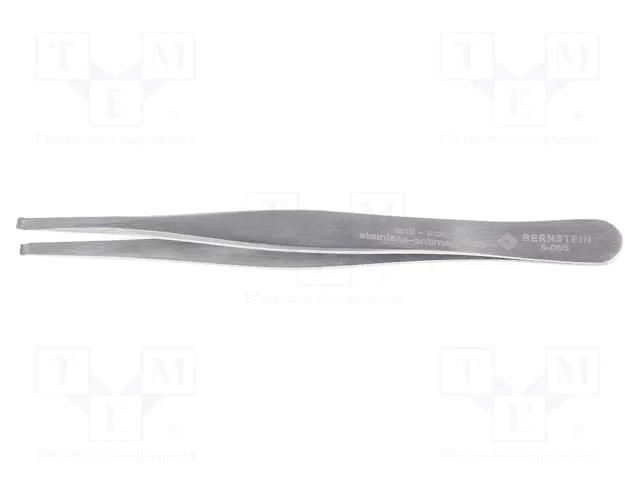 Tweezers; 120mm; Blade tip shape: round; universal BERNSTEIN BRN-5-065