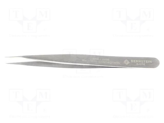 Tweezers; 120mm; Blade tip shape: sharp; universal BERNSTEIN BRN-5-074