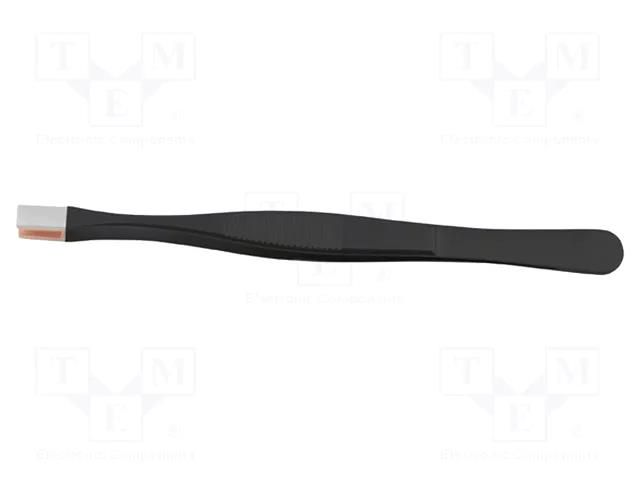 Tweezers; Blade tip shape: shovel; Tweezers len: 145mm; ESD BERNSTEIN BRN-5-114-7-13