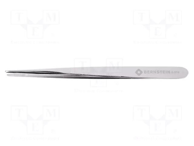 Tweezers; 140mm; Blade tip shape: rounded; universal BERNSTEIN BRN-5-119