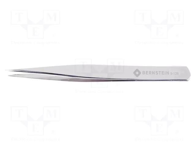 Tweezers; 110mm; Blade tip shape: sharp; universal BERNSTEIN BRN-5-125