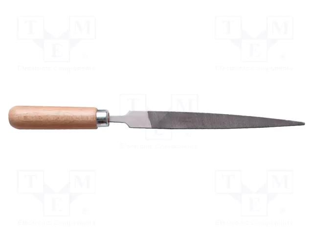 File; triangle; wood; 100mm BERNSTEIN BRN-5-232