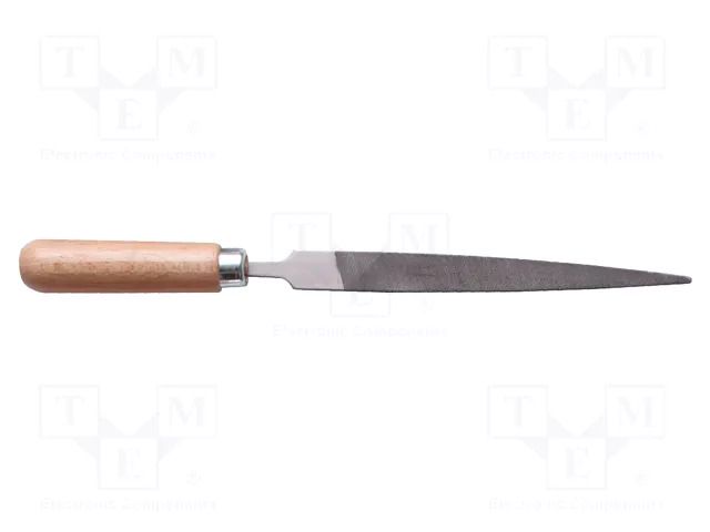 File; triangle; wood; 100mm BERNSTEIN BRN-5-232