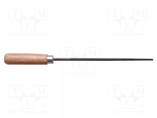 File; needle; round; wood; 100mm BERNSTEIN BRN-5-233