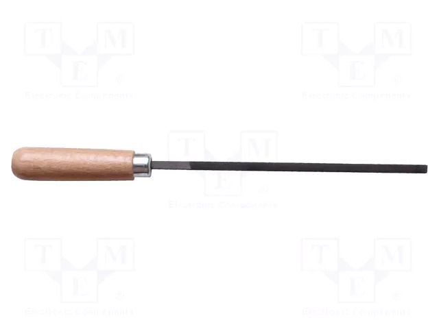 File; square; wood; 100mm BERNSTEIN BRN-5-236