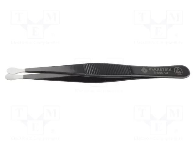 Tweezers; Blade tip shape: rounded,shovel; Tweezers len: 120mm BERNSTEIN BRN-5-865-13