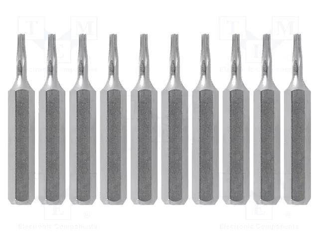 Screwdriver bit; Torx®; TX05; 10pcs. BERNSTEIN BRN-6-340-T5