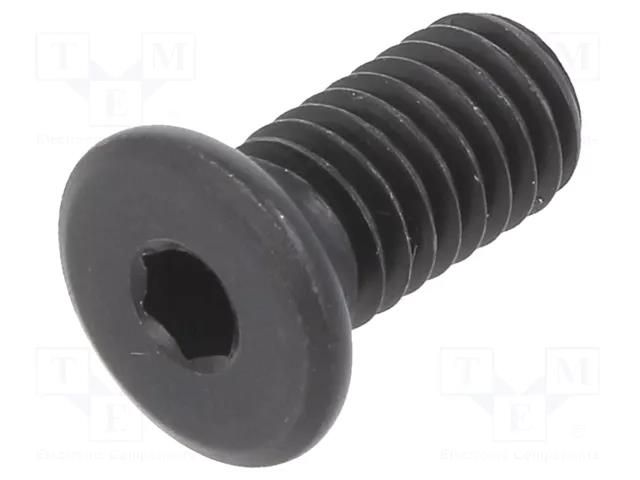Screw; M6x12; 1; Head: cheese head; hex key; HEX 3mm; steel BOSSARD B6X12/BN1206