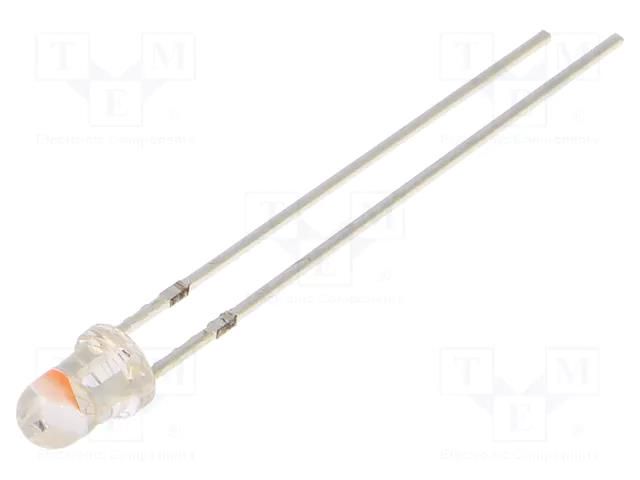 LED; green/pink; 3mm; 30°; Front: convex; 3.1÷3.6VDC; No.of term: 2 OPTOSUPPLY OSPKD23131A