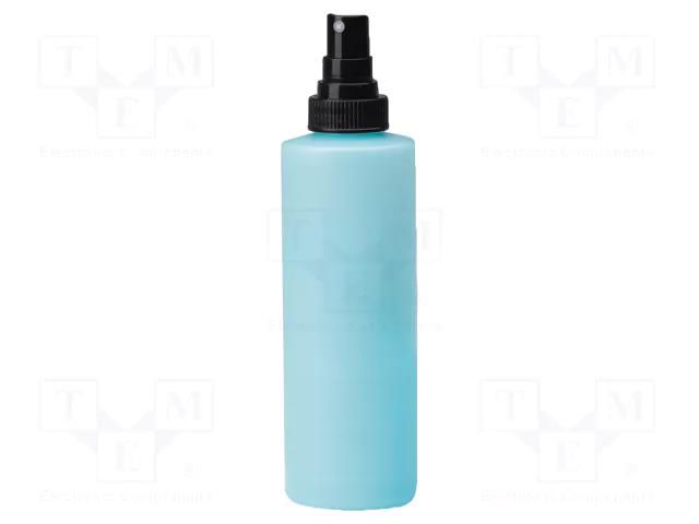 Cleanroom acces: dosing bottles; 236ml; dissipative; ESD; 1÷10GΩ ANTISTAT ATS-146-0023