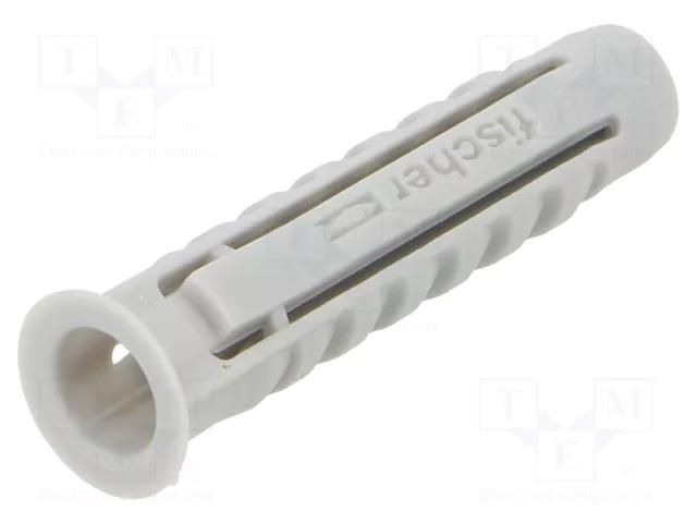 Plastic anchor; without screw; 6x30; SX; 100pcs; 6mm FISCHER FISCHER-70006