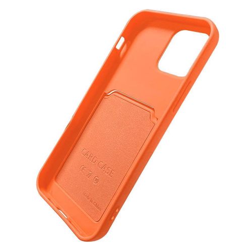 Card Case silicone case wallet with card pocket for Samsung Galaxy S22+ (S22 Plus) pink, Hurtel 5907769346750 5907769346750