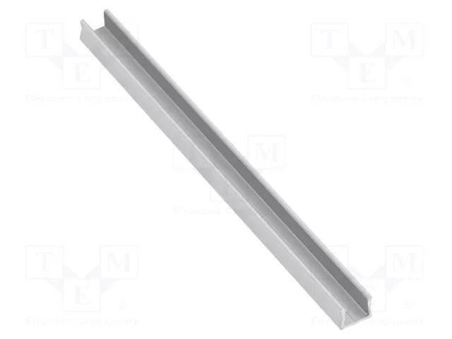 Profiles for LED modules; silver; 1m; GLAX MIKRO; aluminium GTV Poland GTV-GLAXMCN-AL-1M