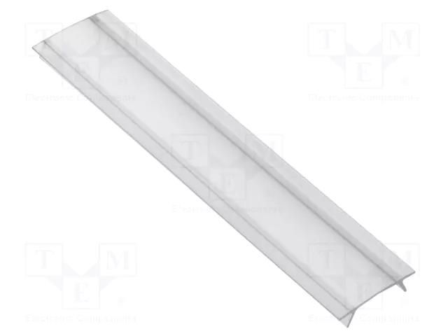 Cover for LED profiles; transparent; 1m GTV Poland GTV-OTGLAX-1M