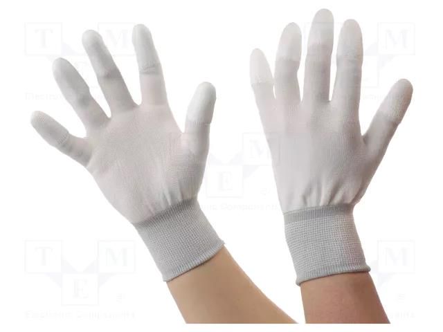 Protective gloves; ESD; XL; Features: conductive; beige ANTISTAT ATS-109-1012