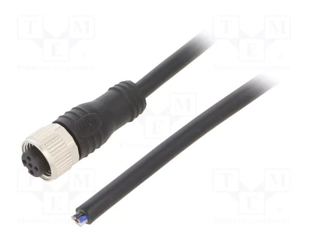 Cable: for sensors/automation; M12; PIN: 5; straight; 20m; plug ABB 2TLA020056R1400