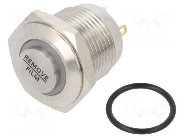 Switch: vandal resistant; Pos: 2; SPST-NO; 2A/48VDC; IP65; OFF-(ON) E-SWITCH PV6H240SS-341