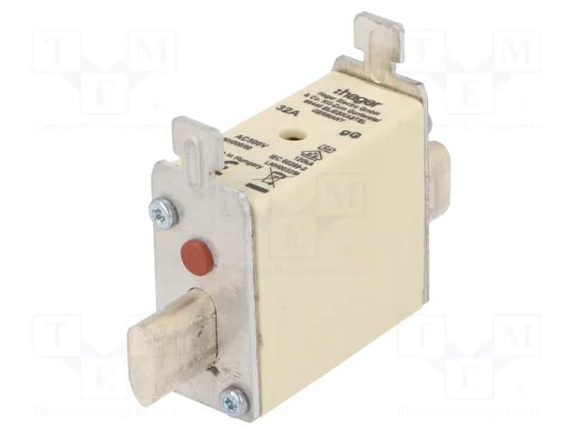 Fuse: fuse; 32A; 500VAC; gG; industrial; NH000 HAGER LNH0032M